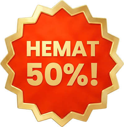 Hemat 50%