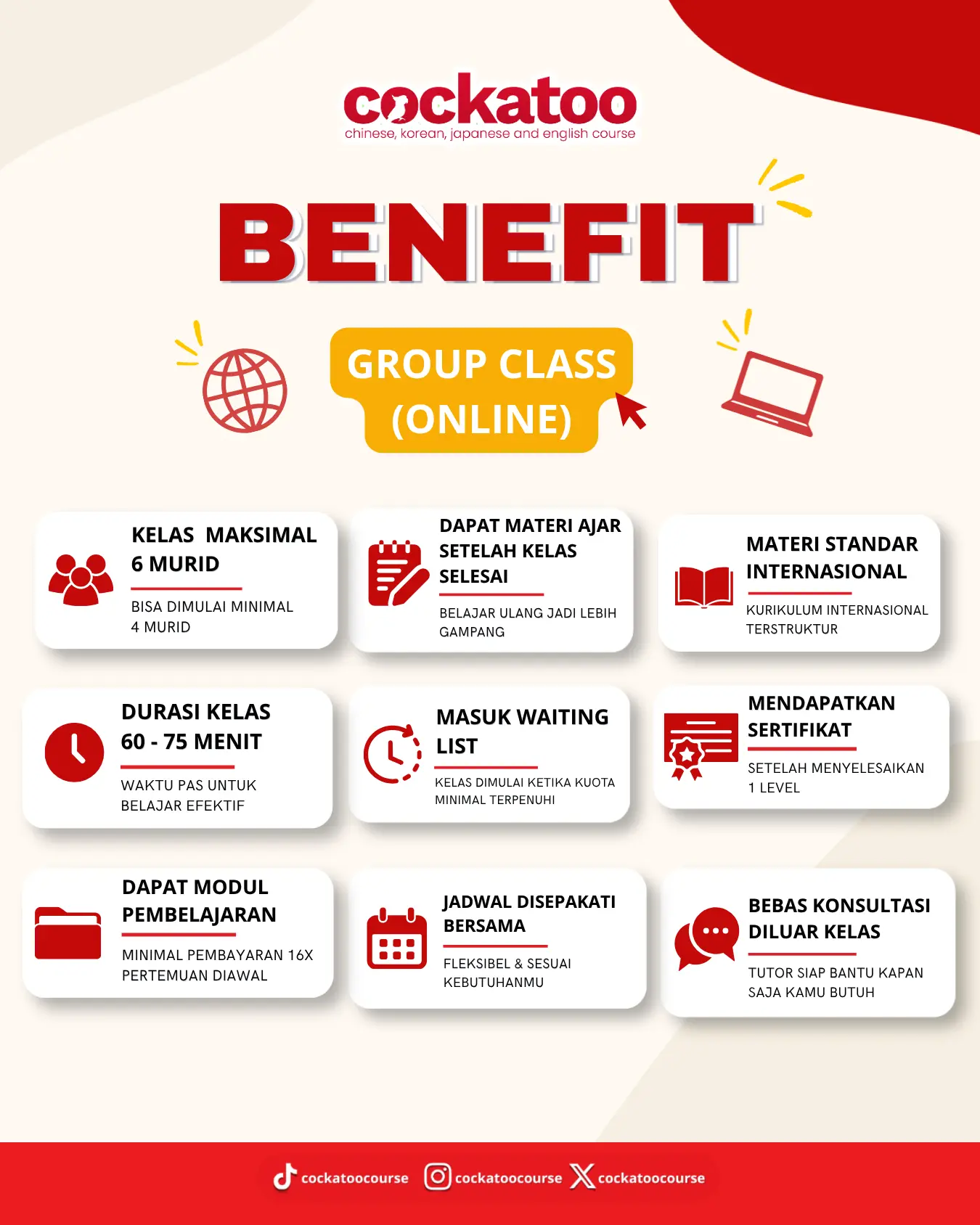 benefit kursus bahasa jepang online di bandung